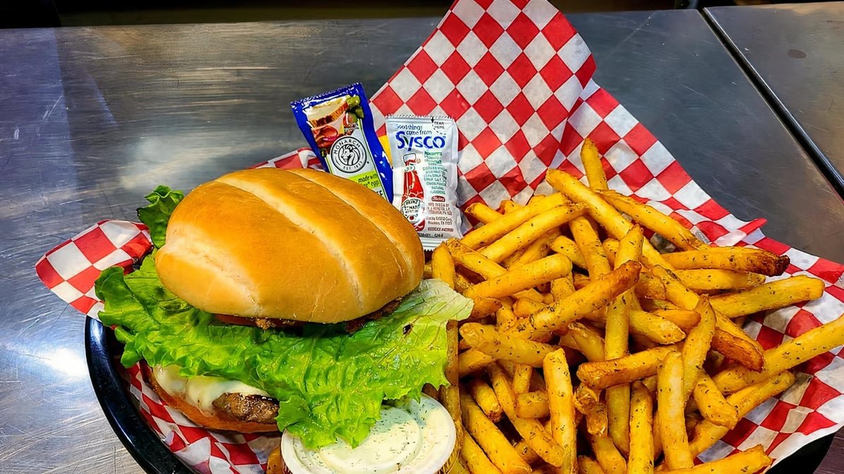 Mushroom Swiss Burger