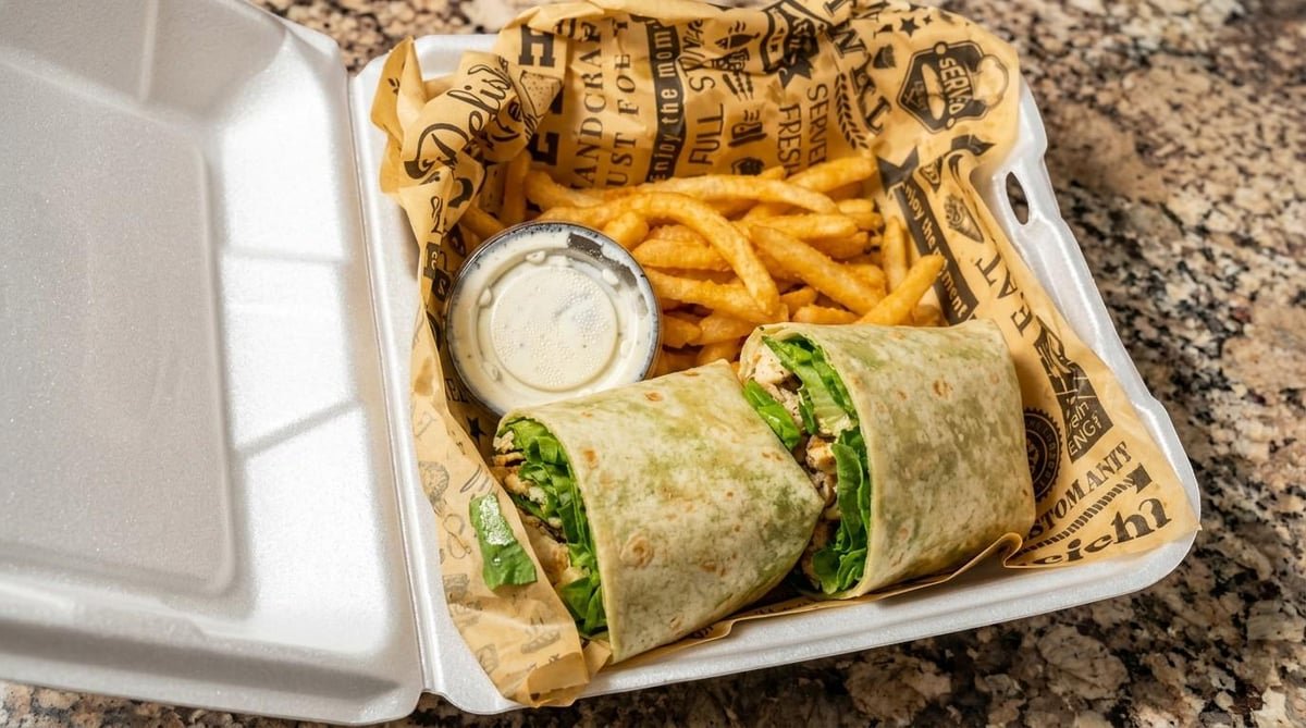 Ceaser Chicken Wrap