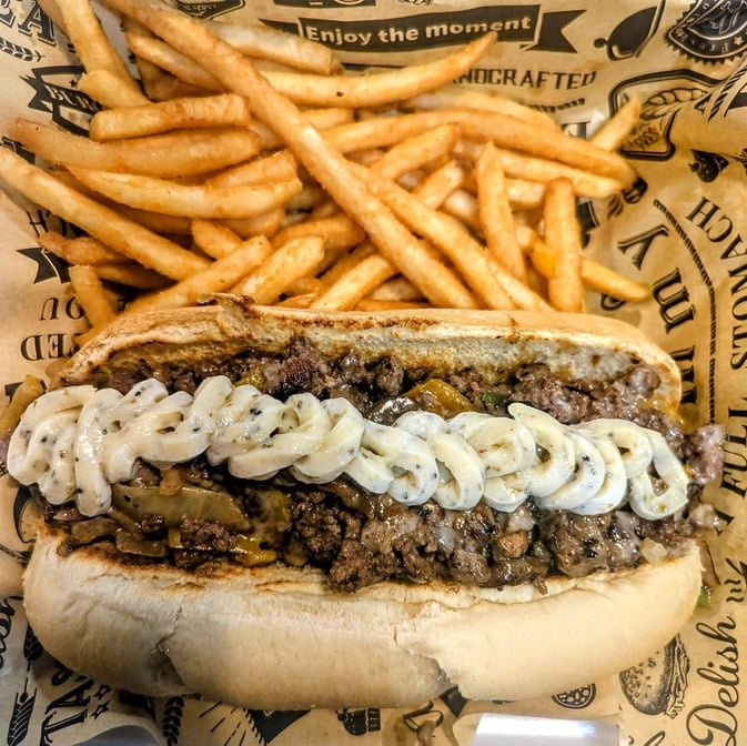 Mushroom Swiss Philly