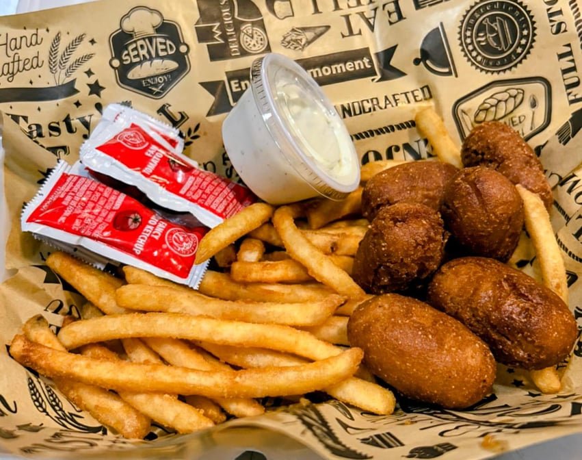 Kids Mini Corn dogs and Fries