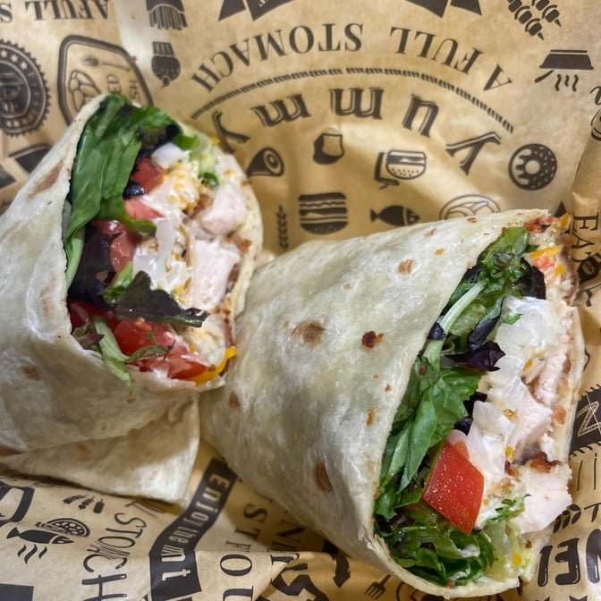 Garlic Herb Chicken Wrap Only