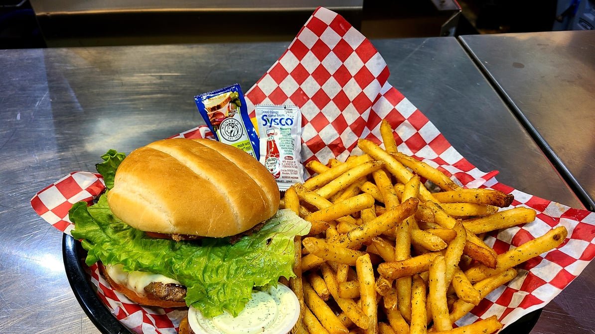 Onion Smash Bacon Jam Burger