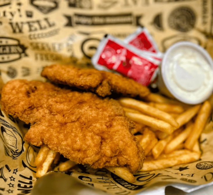 Kids Chicken Strips with Fries