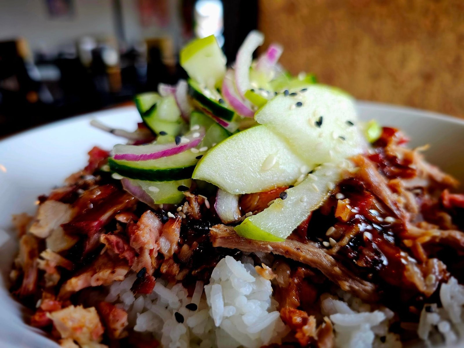 Korean BBQ Boneless Pork Rib Bowl